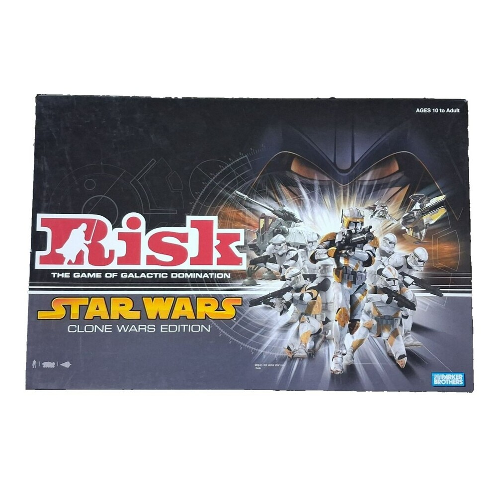 Risk Star Wars The Clone Wars Edition COMPLETE 2005 Science Fiction Strategy War